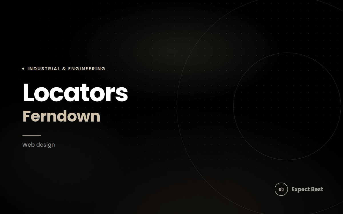 Locators Ferndown, a web design case study by Expect Best