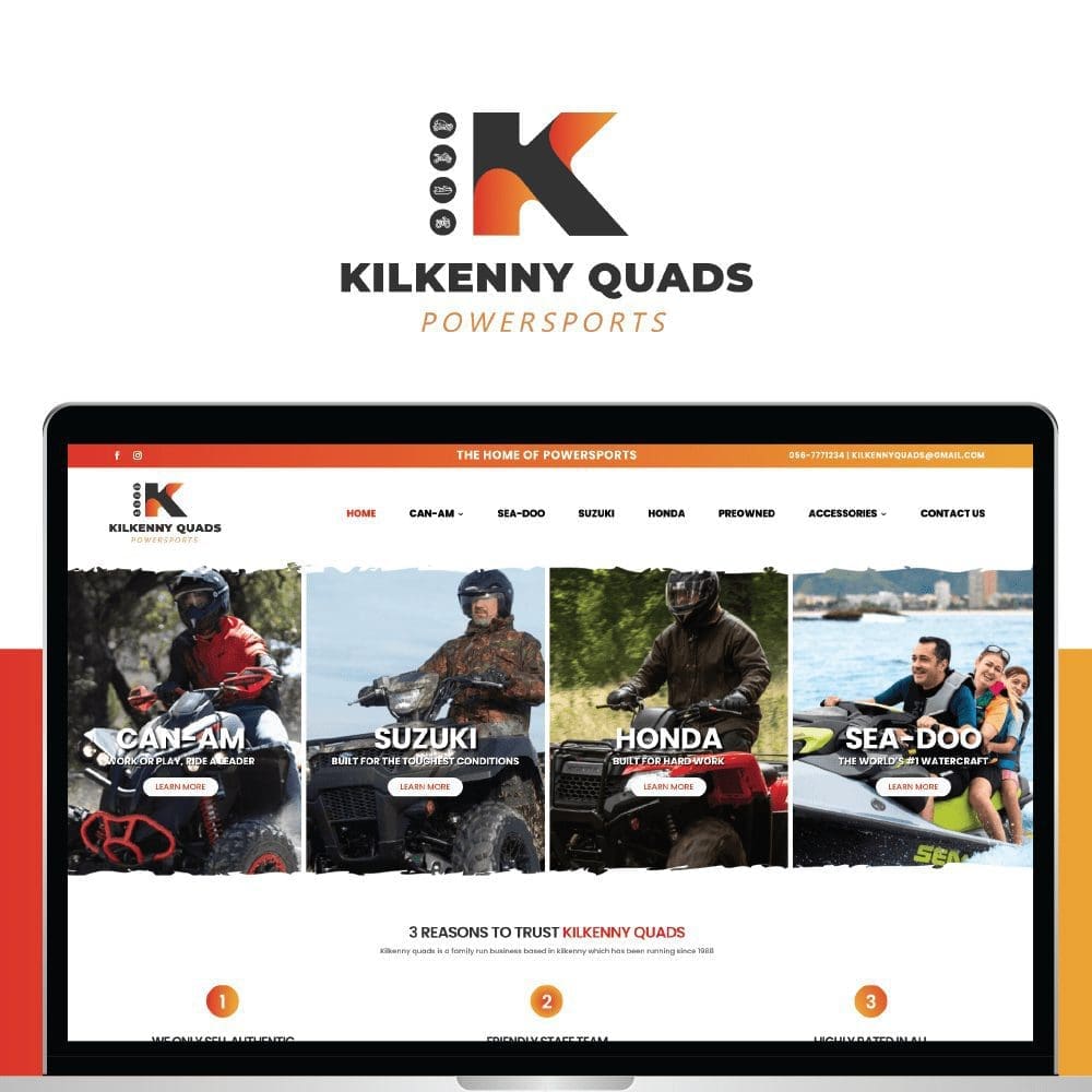 Kilkenny Quads website by Expect Best