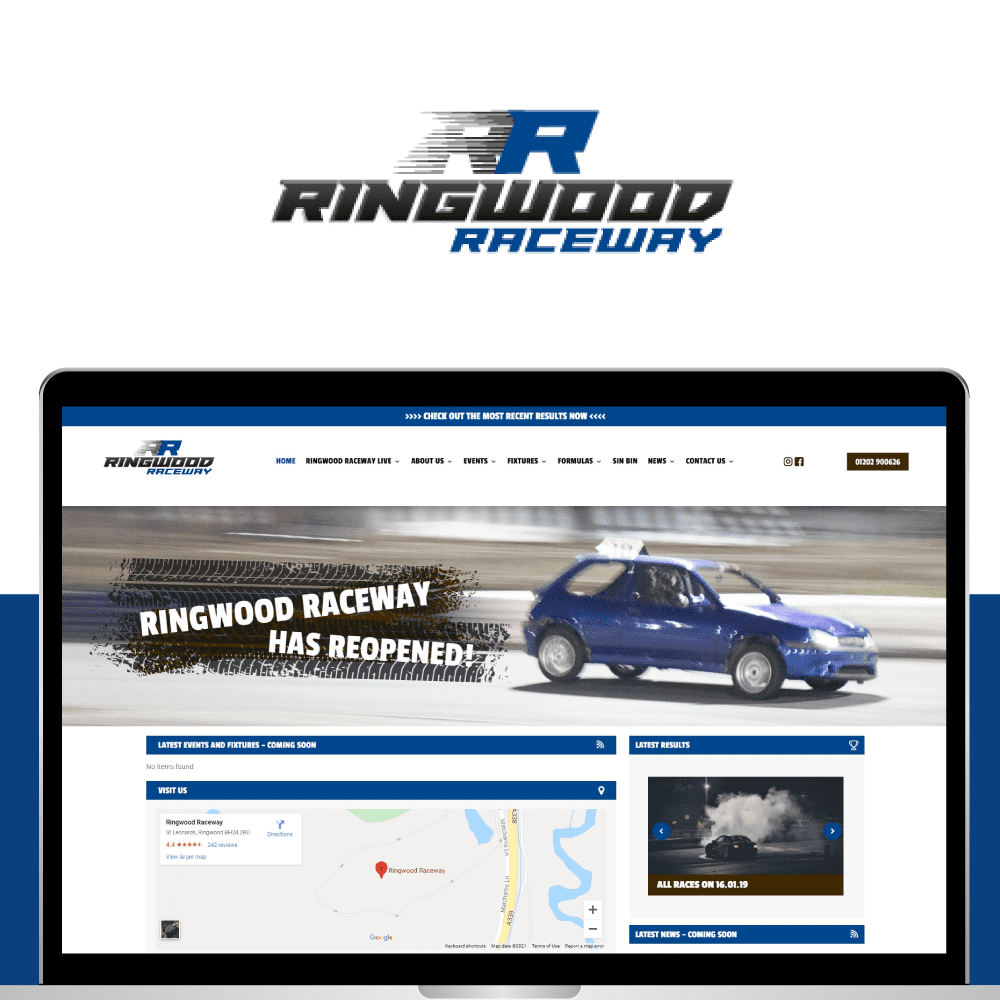 Ringwood Raceway website by Expect Best
