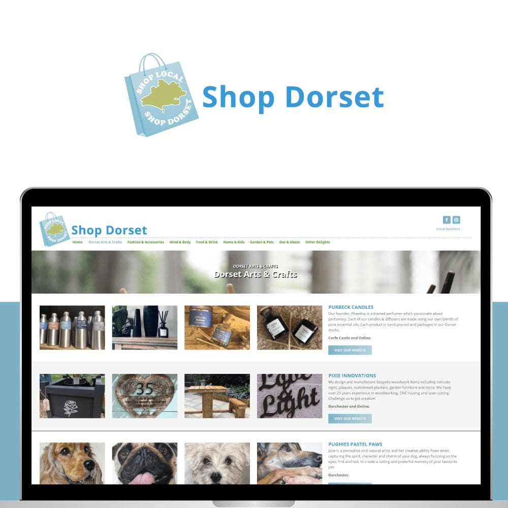 Shop Dorset website by Expect Best