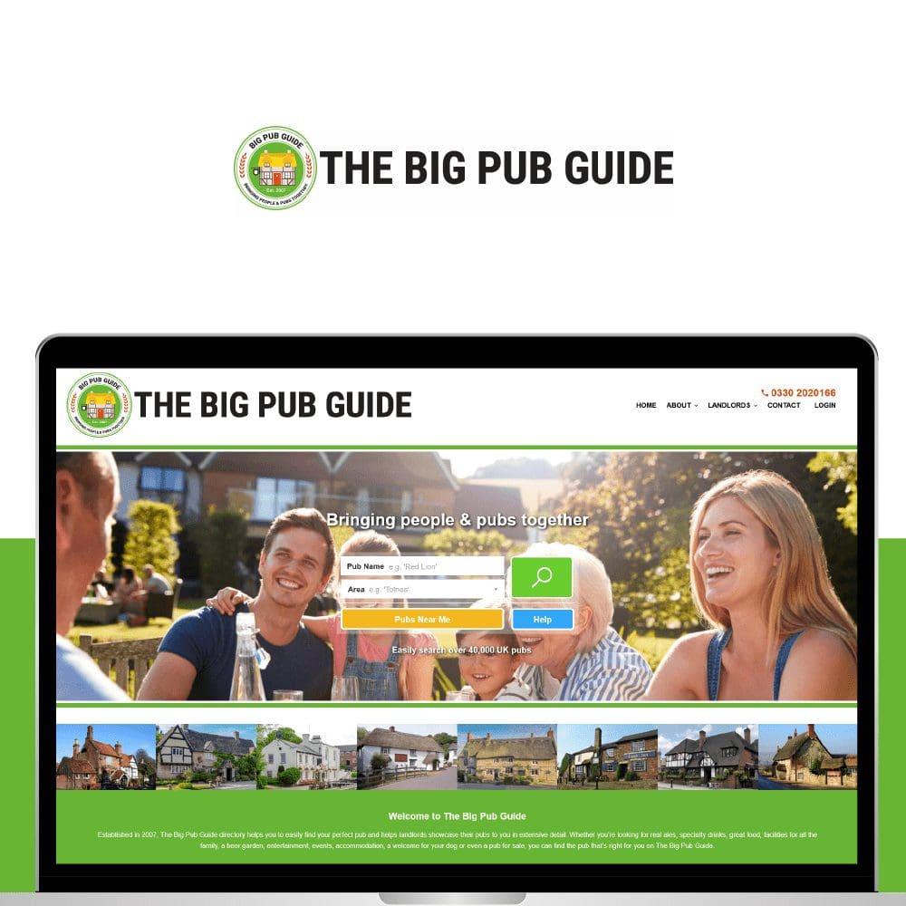 The Big Pub Guide website by Expect Best